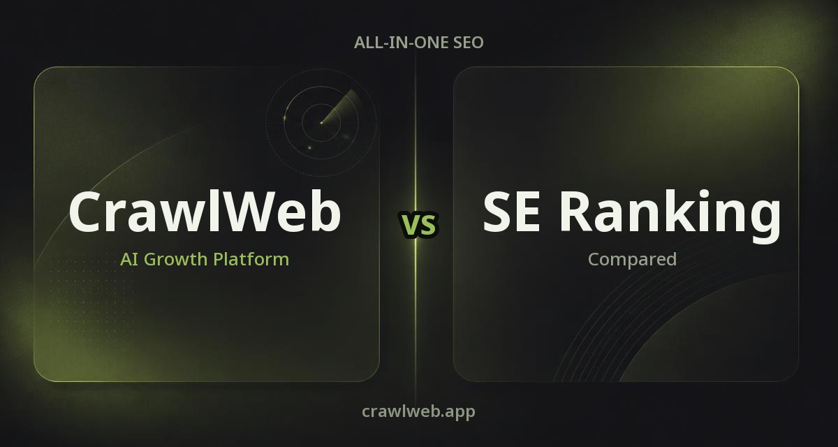 CrawlWeb compared with SE Ranking
