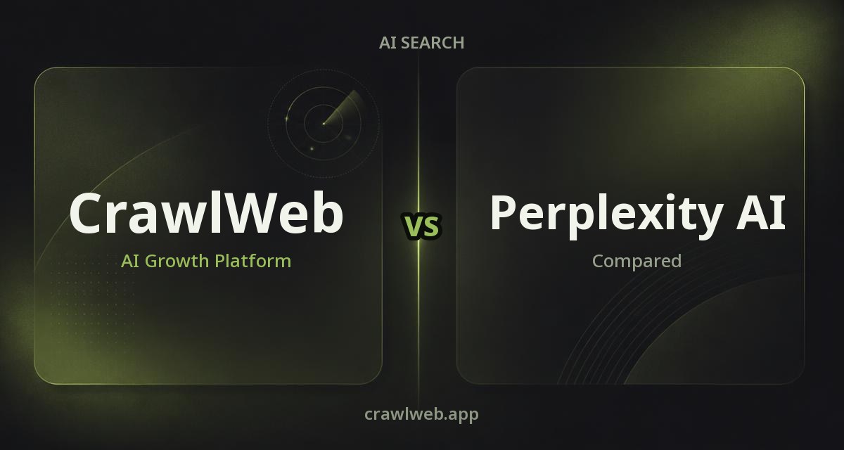 CrawlWeb compared with Perplexity AI